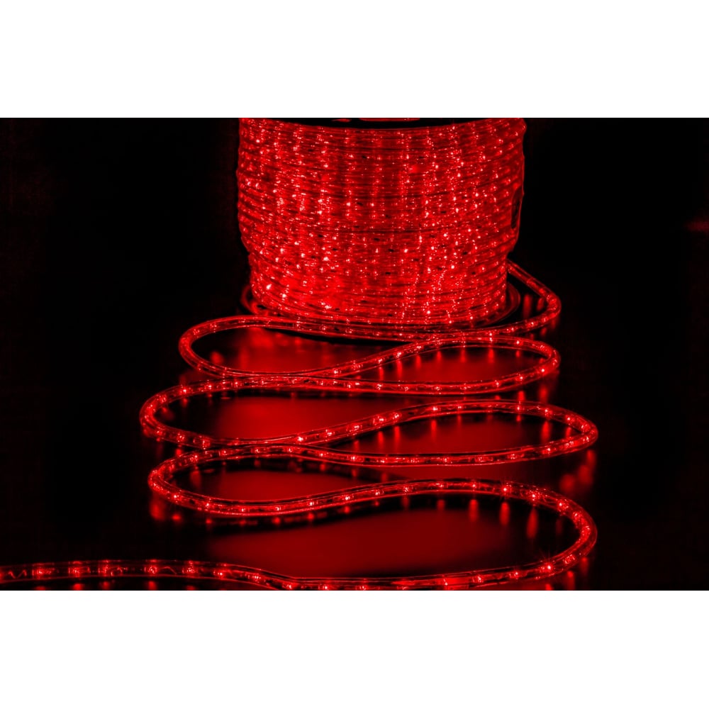 Изображение товара Дюралайт TEAMPROF 2-х провод 100 м красный 24В IP65 светодиодная лента
