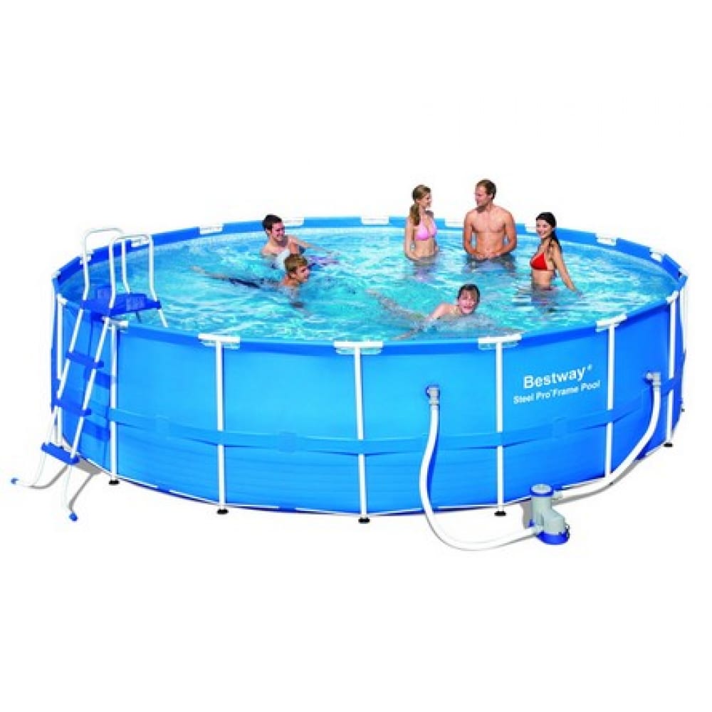 Каркасный бассейн BestWay каркасный прямоугольный бассейн intex 300х200х75 см