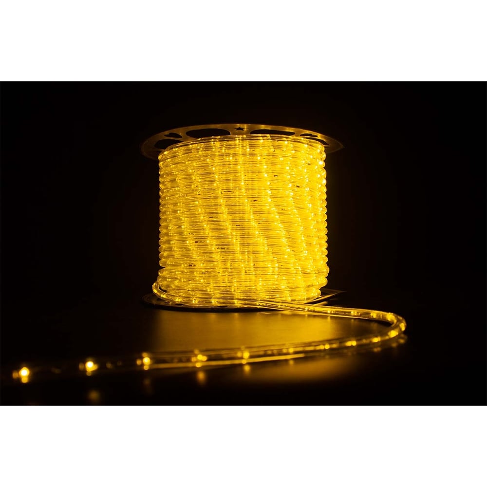 Изображение товара Дюралайт TEAMPROF 2-х провод 10 мм желтый 220В IP65 100 м