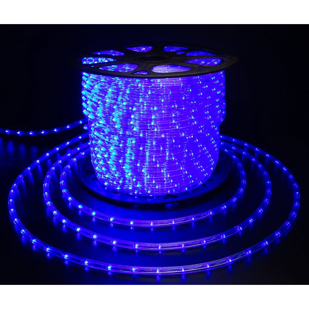 Изображение товара Светодиодная лента Дюралайт TEAMPROF 10 мм с синим свечением 100 м