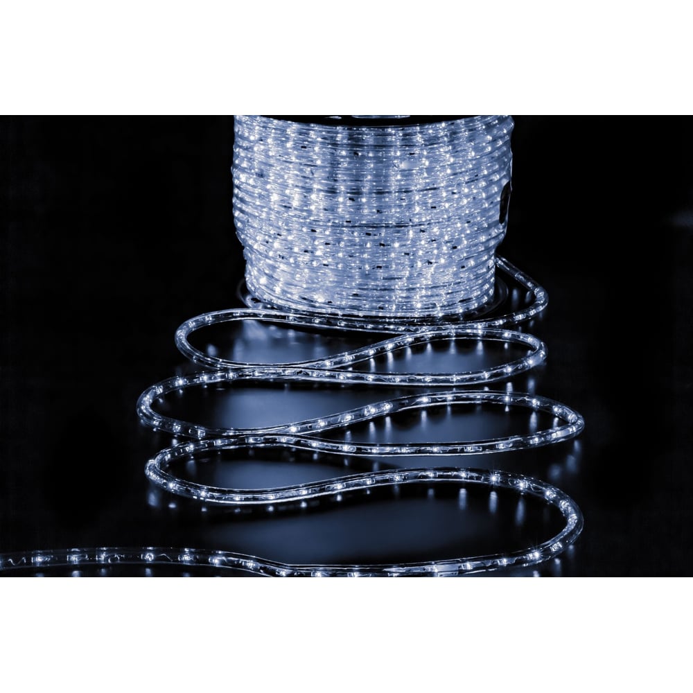 Изображение товара Дюралайт TEAMPROF 2-х проводной белый 100м 220В TPF-DL-2WH-100-240-W