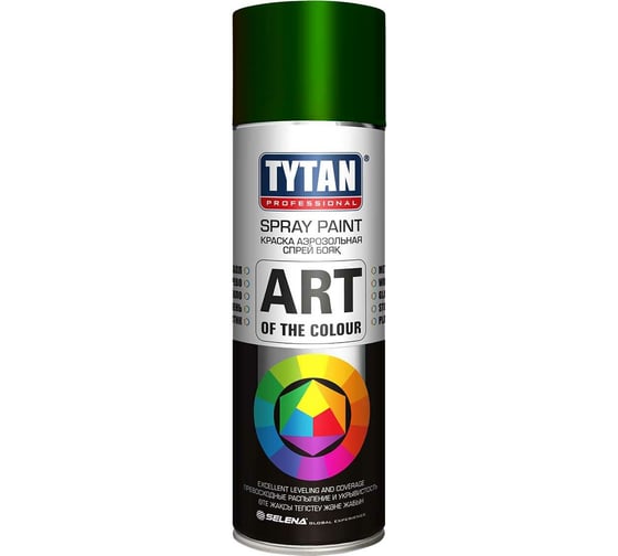 Изображение товара Аэрозольная краска Tytan PROFESSIONAL ART OF THE COLOUR RAL6005, темно-зеленая 400мл 93687 54034