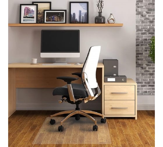 Изображение товара Коврик защитный напольный Petroll Floortex, 60x80 см, толщина 1 мм 150134