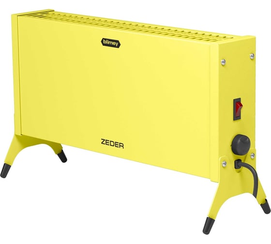 Изображение товара Электрический конвектор Zeder серия Blimey, механическое управление 10MX-12 YELLOW