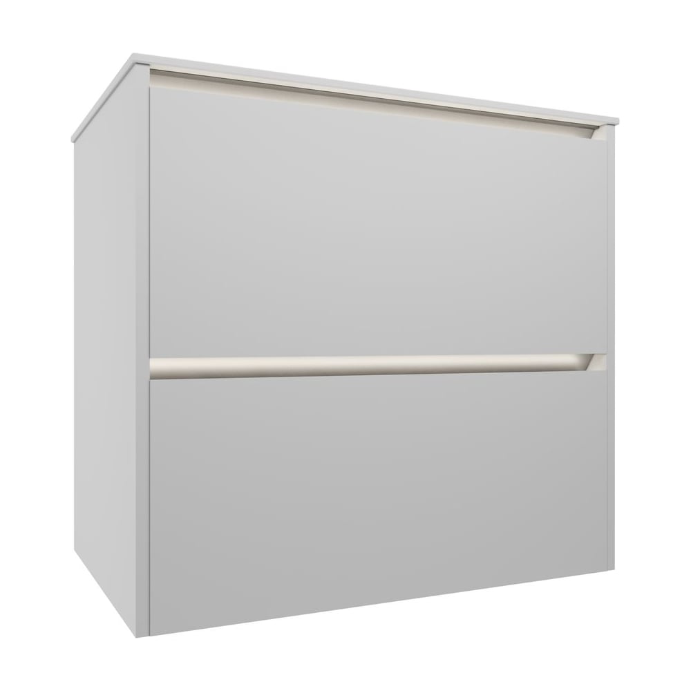 Изображение товара Тумба для ванной ALLEN BRAU ACTIVITY 70 подвесная белая 2 ящика