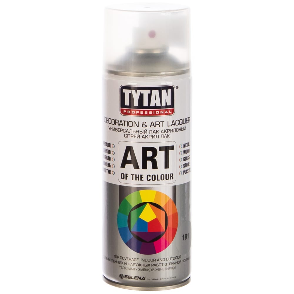 фото Аэрозольный лак tytan professional art of the colour бесцветный матовый 400 мл 62376