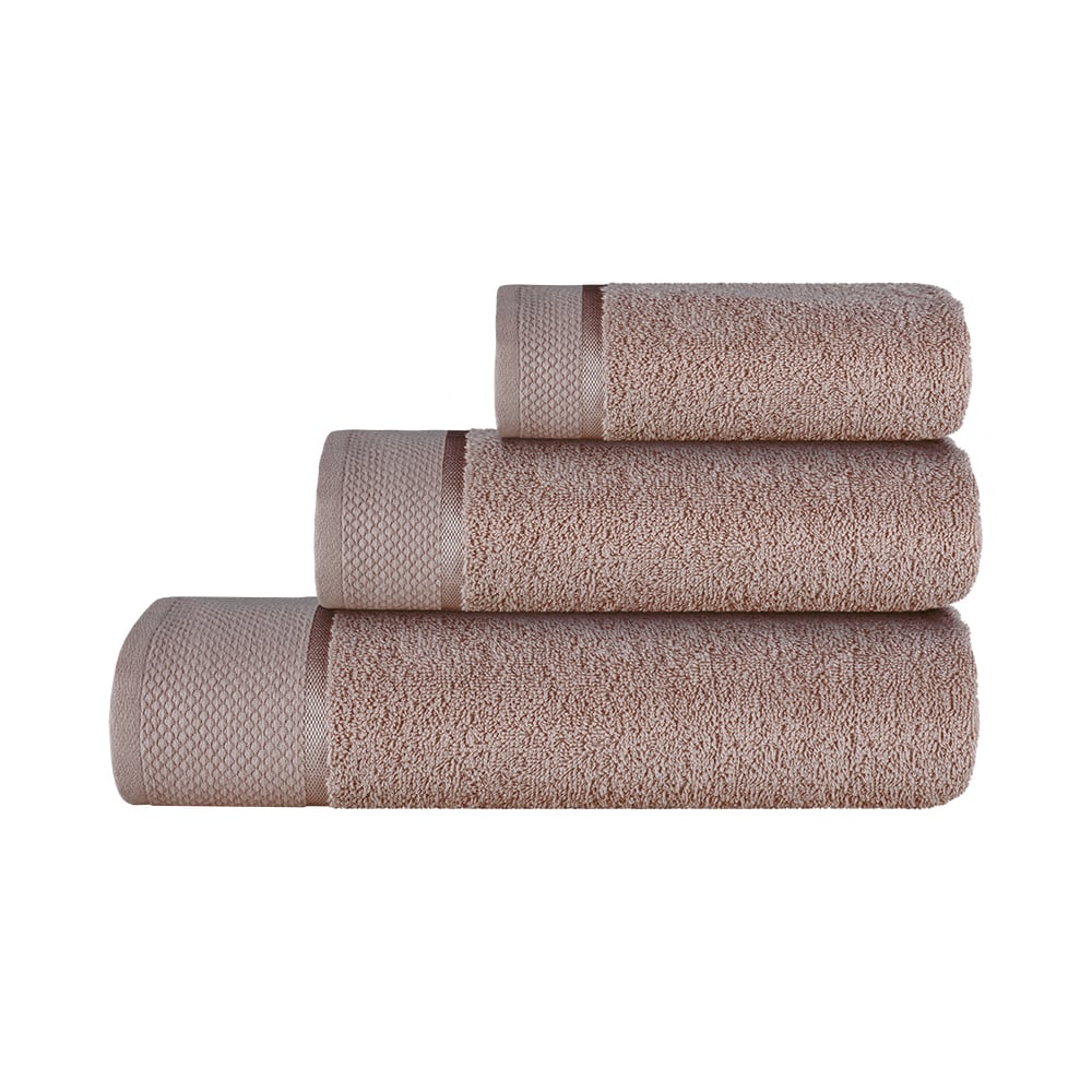 Изображение товара Махровое полотенце Guten Morgen Diana Нуар 30x50 50x90 70x140 см хлопок мокко