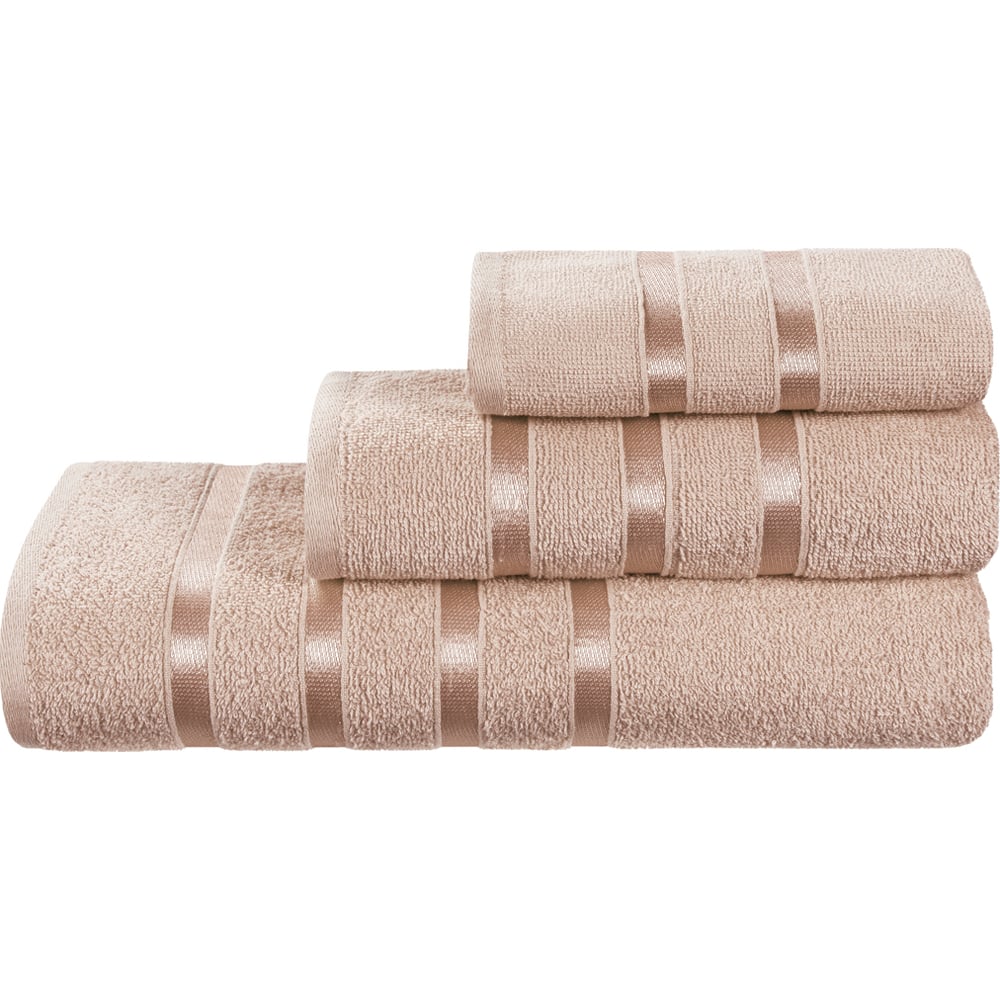 Изображение товара Махровое полотенце Guten Morgen Diana Авеню Лунный свет 30x50, 50x90, 70x140 см