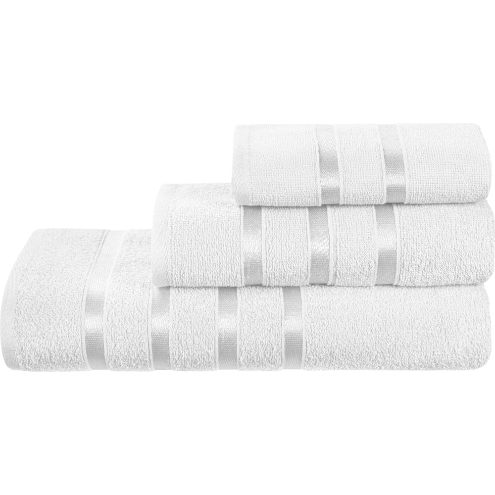 Изображение товара Махровые полотенца Guten Morgen Diana Авеню 30x50 50x90 70x140 см белый