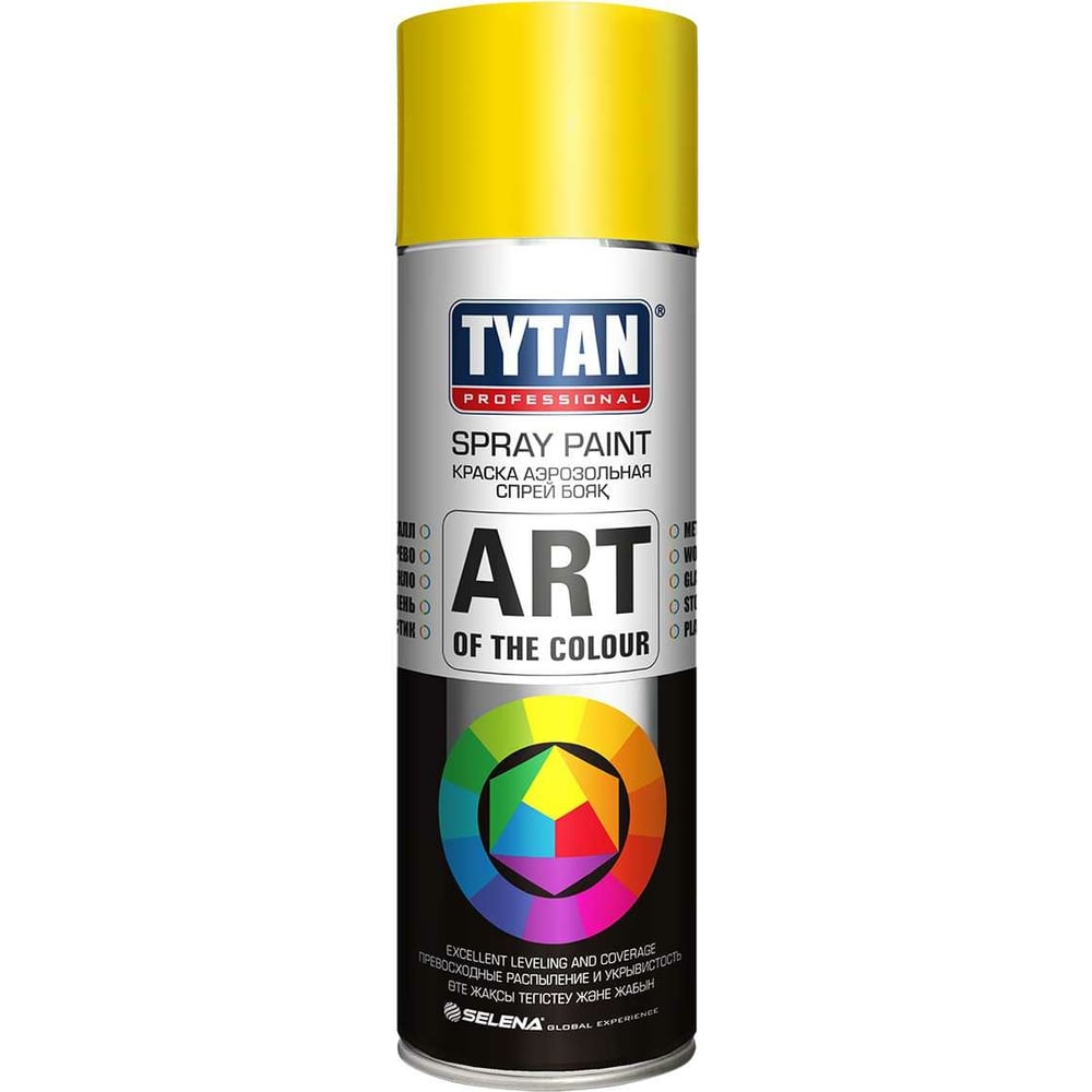 Изображение товара Аэрозольная краска Tytan PROFESSIONAL ART OF THE COLOUR RAL1018, желтая 400мл