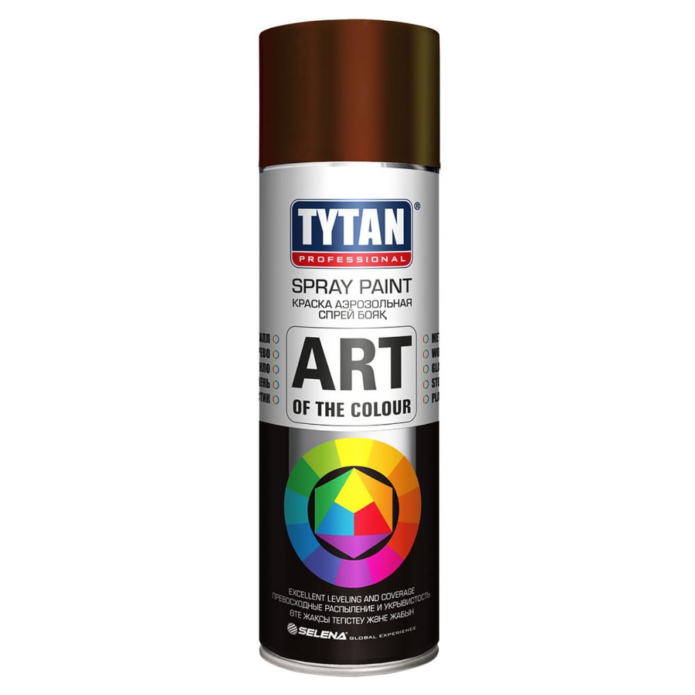 фото Аэрозольная краска tytan professional art of the colour ral8017, коричневая 400мл 93748