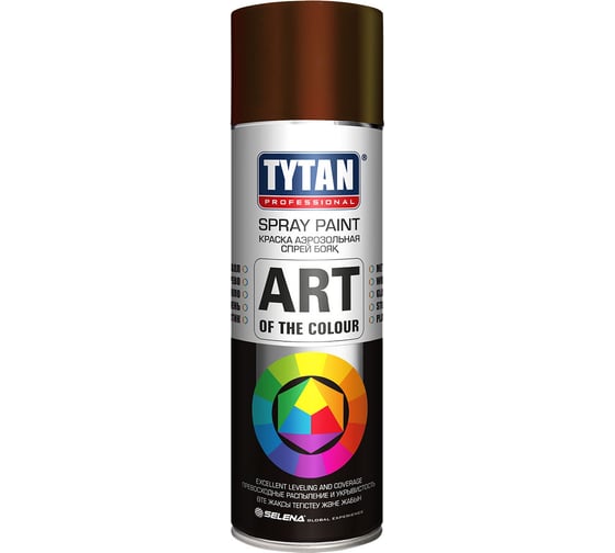 Изображение товара Аэрозольная краска TYTAN PROFESSIONAL ART OF THE COLOUR RAL8017, коричневая 400мл 93748 54028