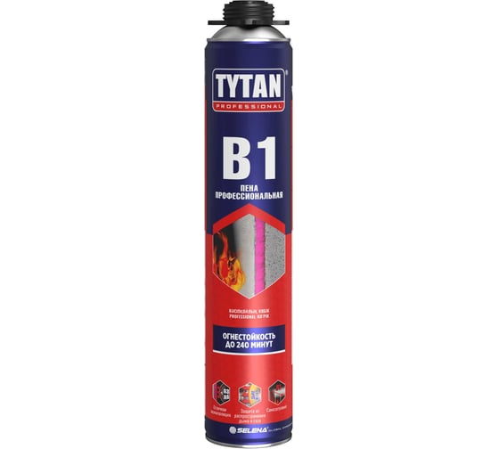 Изображение товара Профессиональная пена TYTAN PROFESSIONAL В1 огнеупорная 750мл 272081