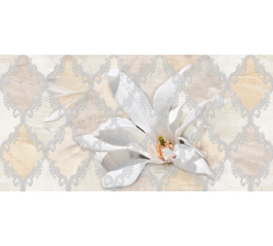 Изображение товара Декор Beryoza Ceramica ВК Дубай 4 светло-бежевый, 250x500x8 мм, 1 шт. ТГ-00003941