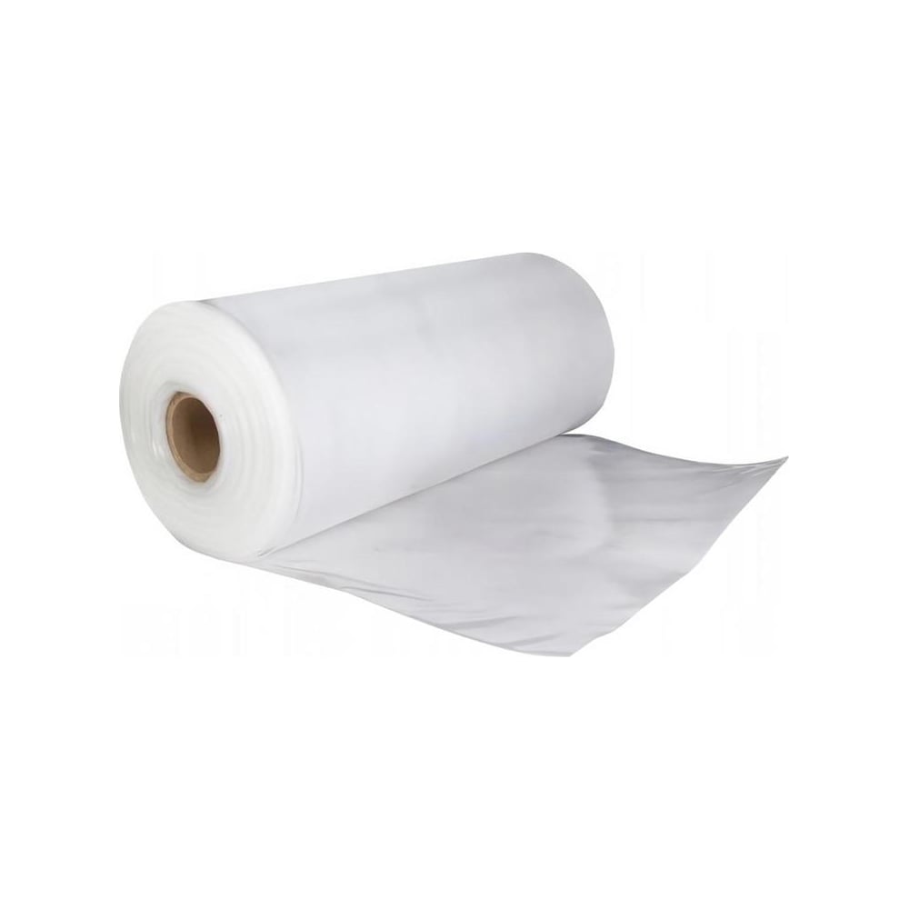 Изображение товара Прозрачная укрывная пленка рукав ПВД Комус 900 мм 80 мкм 150 м