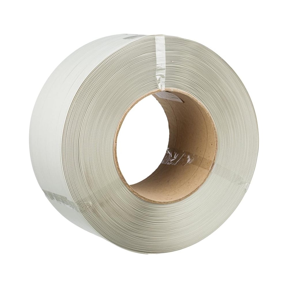 Изображение товара Полипропиленовая стреппинг лента Комус 9х0,5 мм 4000 м белая