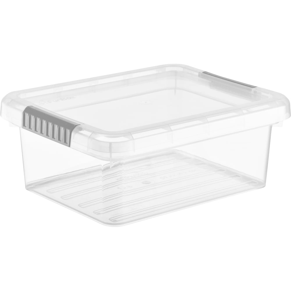 Изображение товара Ящик для хранения FunBox Standart 3 л прозрачный прямоугольный крышка