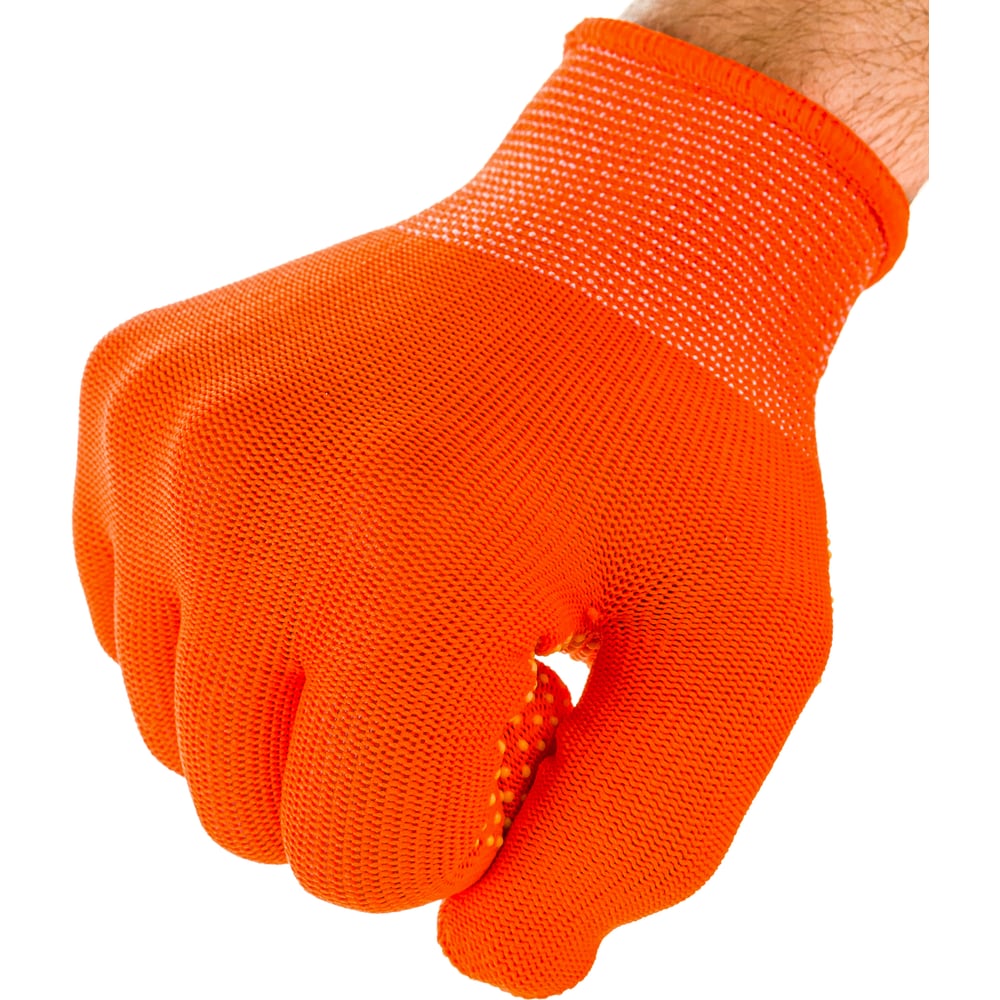 Вязаные нейлоновые перчатки Gigant G-101 ассорти, фото 5