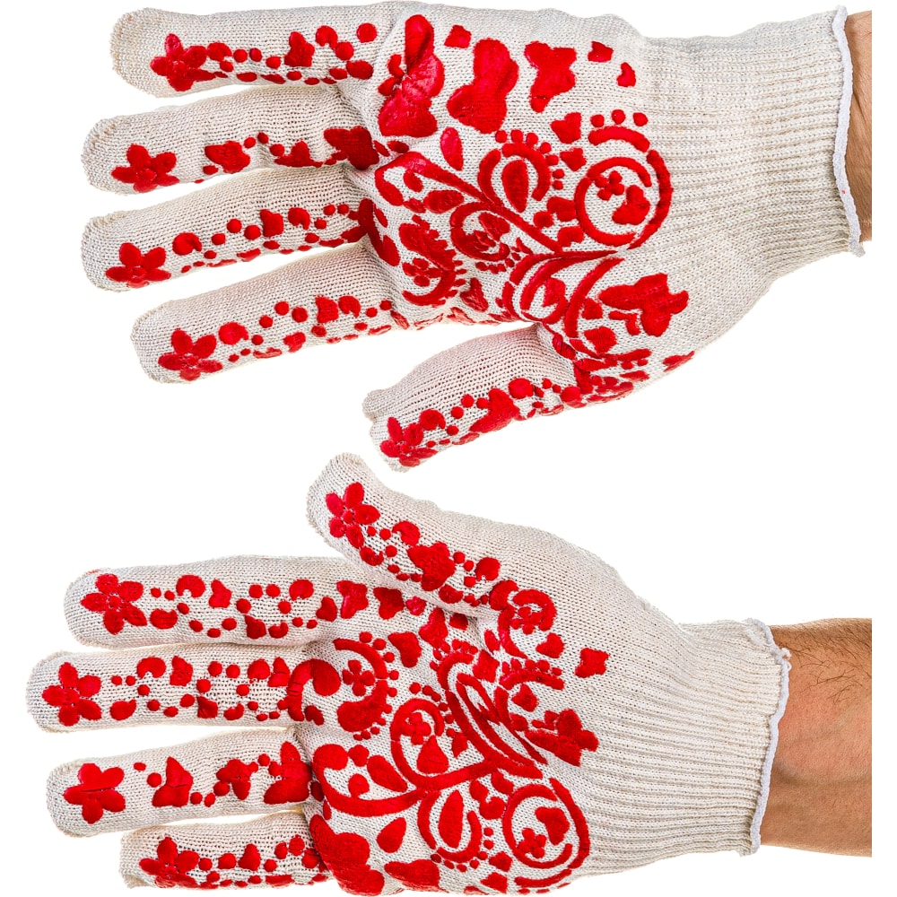 Х/б перчатки Gigant маслобензостойкие тонкие перчатки baku