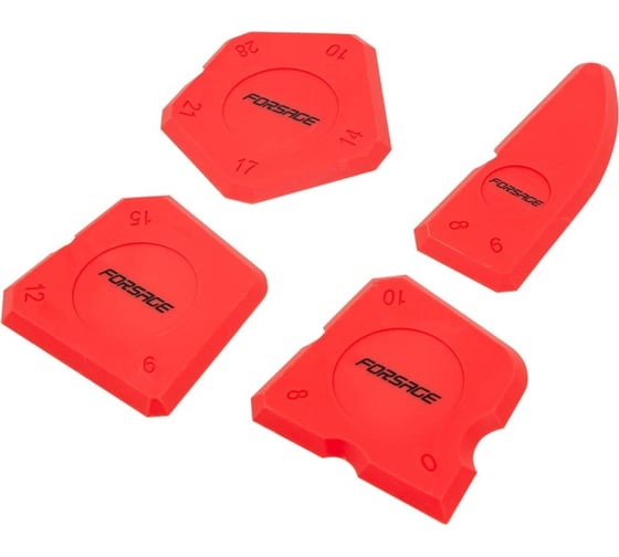 Изображение товара Набор шпателей для выравнивания силикона Forsage 4 предмета, в блистере F-5261(51915)