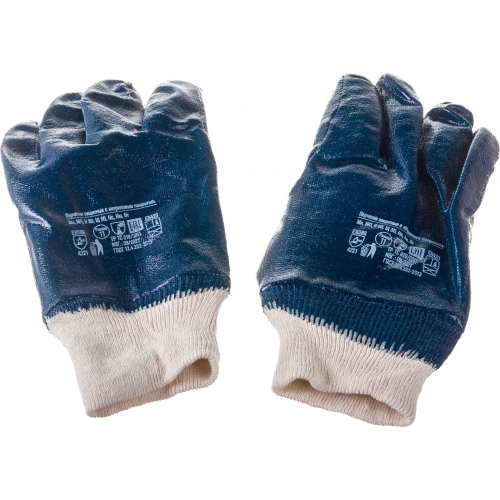 Нитриловые перчатки мбс, полный облив gigant 12 шт. g-103 - фото 7