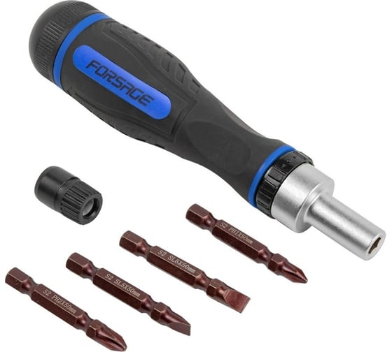 Изображение товара Реверсивная отвертка с набором бит Forsage f-32805mr 52145