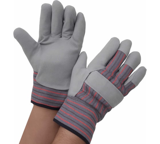 Изображение товара Спилковые комбинированные перчатки Gigant, размер 10, Ангара G-029