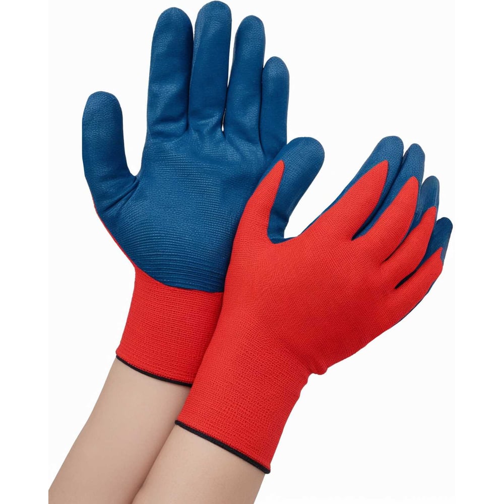 Изображение товара Вязаные нейлоновые перчатки с нитриловым покрытием Gigant G-032 XL для техники и работы