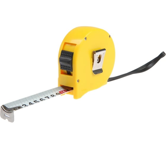 Изображение товара Рулетка ТУНДРА пластиковый корпус, 2 фиксатора, 10 м, 25 мм 1935512