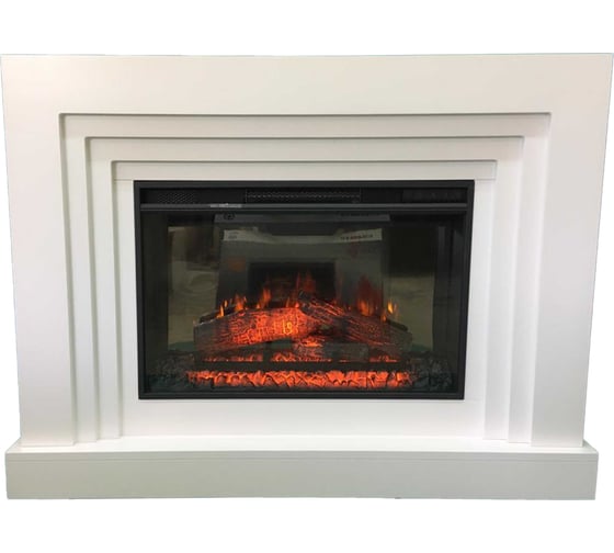 Изображение товара Каминокомплект InterFlame Сильвер с эл. вставкой Foton 05-26 LED FXL белый