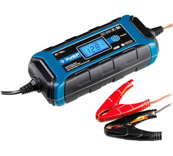 Изображение товара Зарядное устройство ЗУБР Профессионал 6/12 В, 4А, IP65, ЗУ-120 59300