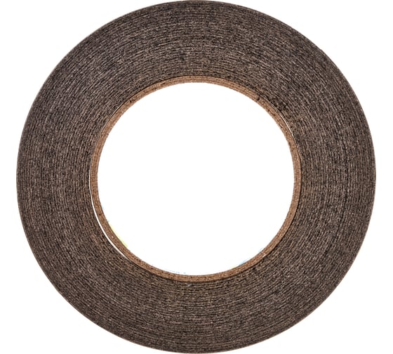 Изображение товара Бумажная двусторонняя лента FOLSEN 4 мм x 50м, Tissue чёрная 0333850404