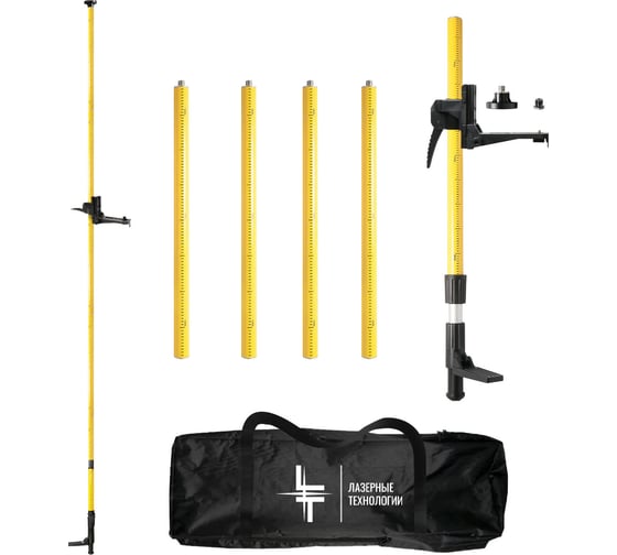 Изображение товара Штанга-штатив распорная с микролифтом для лазерного уровня 3.6 м LT ШТ-Х4000-3.6