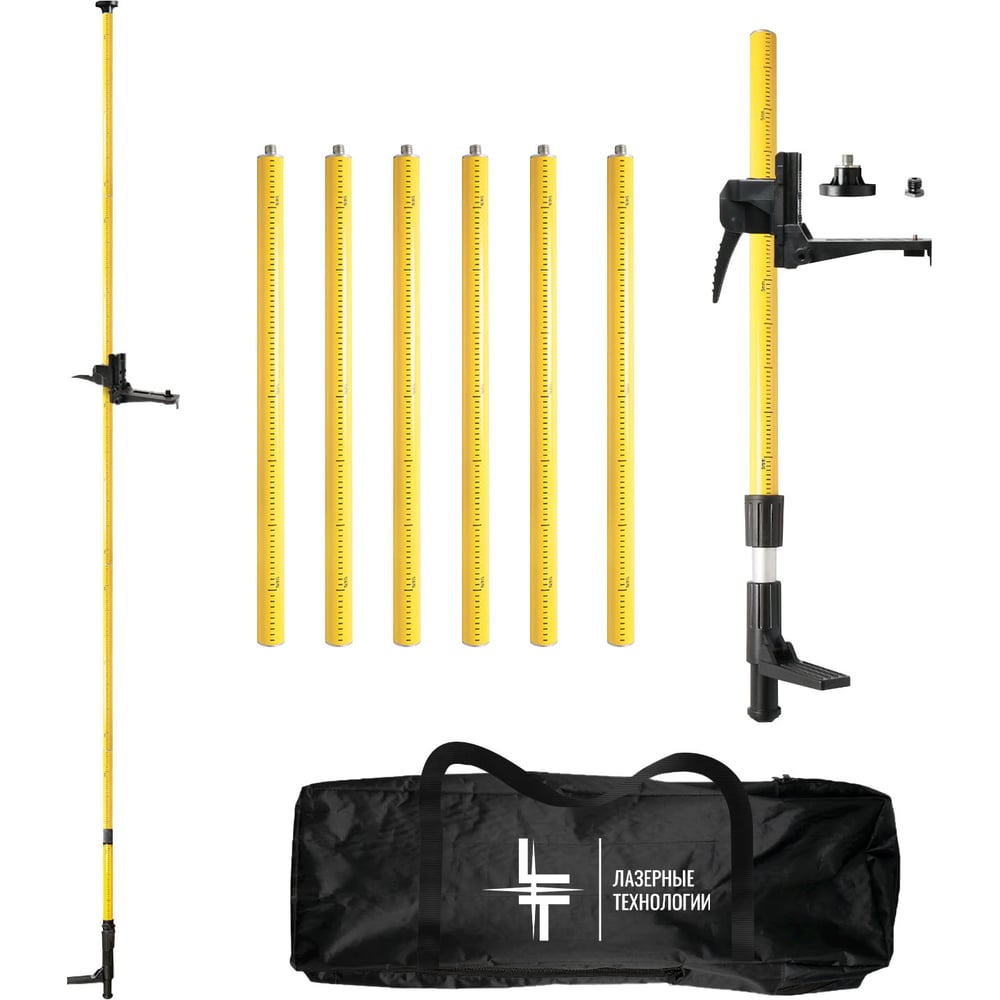 Изображение товара Штанга-штатив распорная для лазерных уровней LT ШТ-Х5000-4.8 4.8 м телескопический