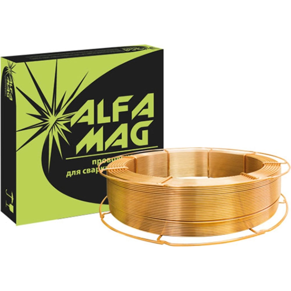 Изображение товара Проволока EM12 3 мм K415, 25 кг, AlfaMag, сварочный материал