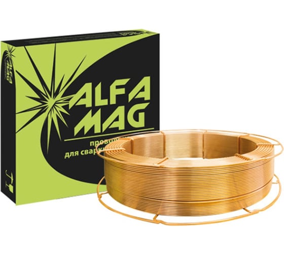 Изображение товара Проволока EM12 2 мм, K415, 25KG/Spool, зеленый AlfaMag 60020