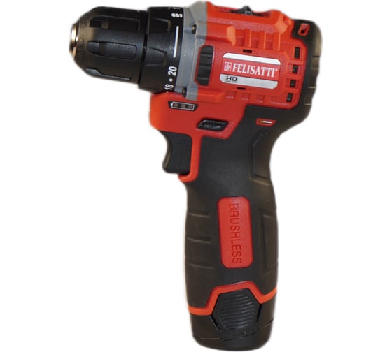 Изображение товара Бесщеточная дрель-шуруповерт Felisatti ДА-12В ЗУ слайдерного типа 191.5.2.10