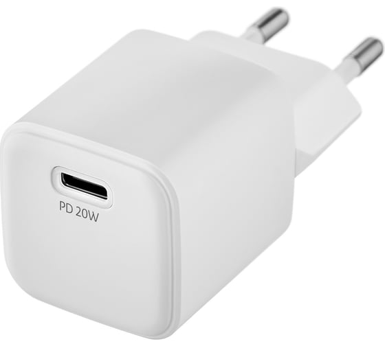 Изображение товара Зарядное устройство uBear Select Wall charger 20W, 1 порт USB-C WC20WH01-AD