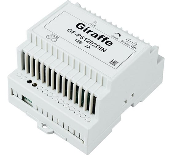 Изображение товара Блок питания на DIN рейку Giraffe GF-PS1202DIN gf0399