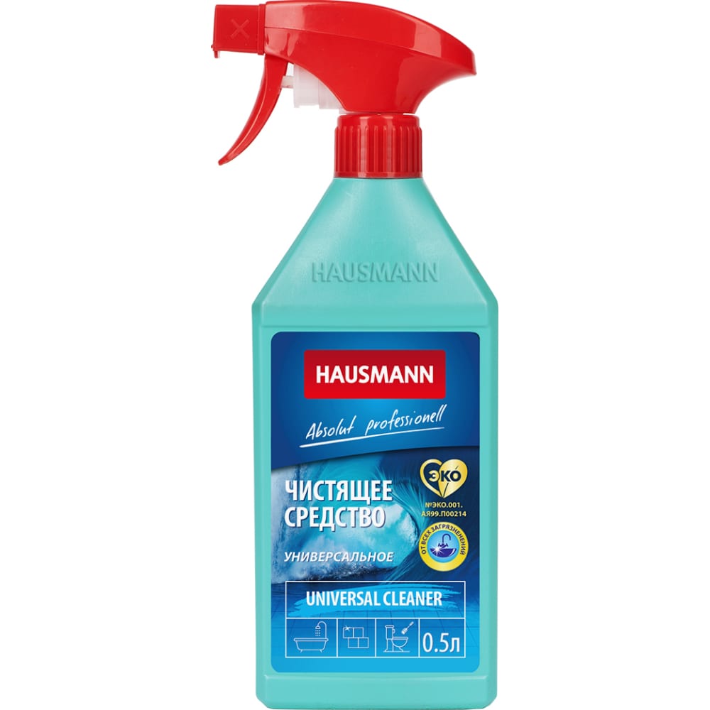 Универсальное чистящее средство Hausmann чистящее средство универсальное unicum multy спрей 500 мл
