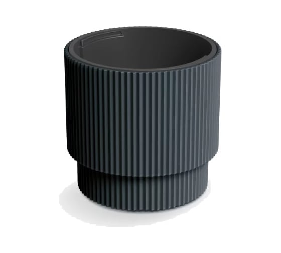 Изображение товара Кашпо Prosperplast DBMIN300-S433 MILLY d 30, h 28,5 см, 10 л, антрацит, с вкладышем 069831