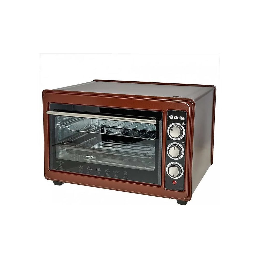 Изображение товара Электрическая духовка Delta D-0123 с термостатом 1300 Вт, 37 л