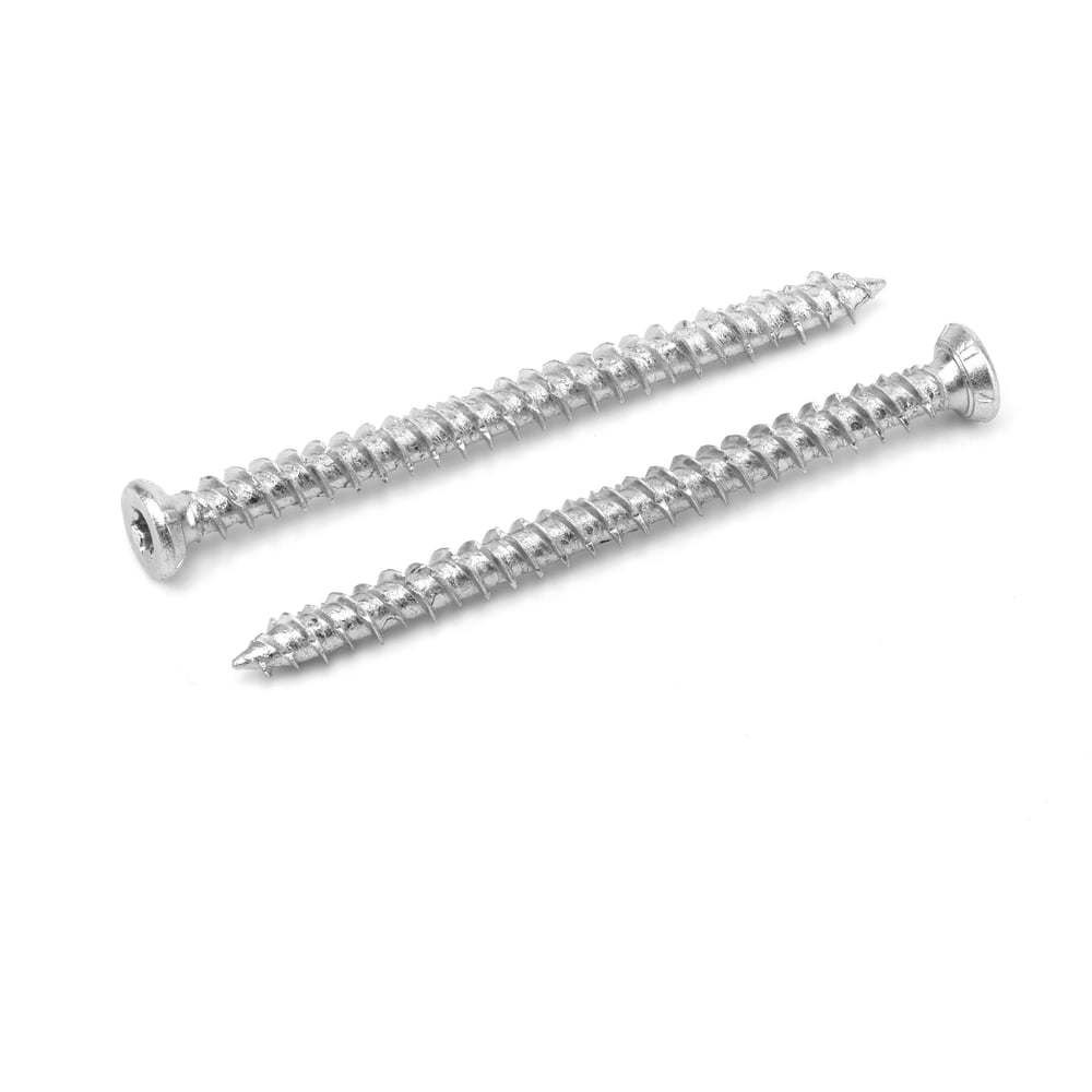 Изображение товара Рамный шуруп ВсВ 7,5x112 оцинкованный с шлицем Torx 10 шт.
