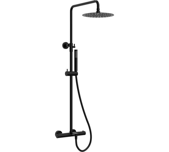 Изображение товара Душевая система Raiber Graceful черный RPB-007