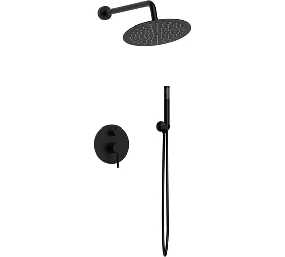Изображение товара Душевая система Raiber Graceful черный RPB-005