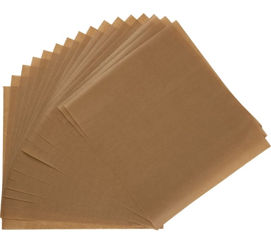 Изображение товара Пергамент для выпечки в листах Рыжий кот с силиконизированным покрытием, 16 листов, размер 38x42 см 106892