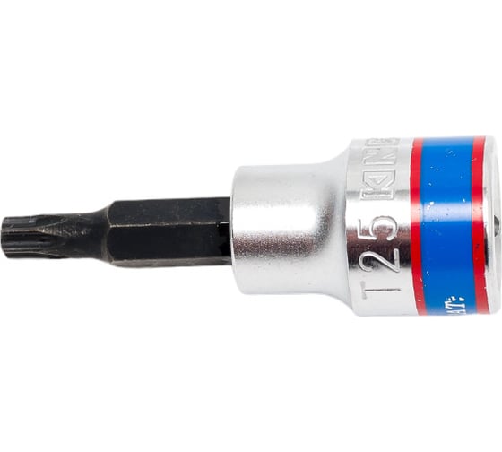 Изображение товара Насадка торцевая TORX с отверстием (T25Н; 50 мм; 3/8DR) KING TONY 302725