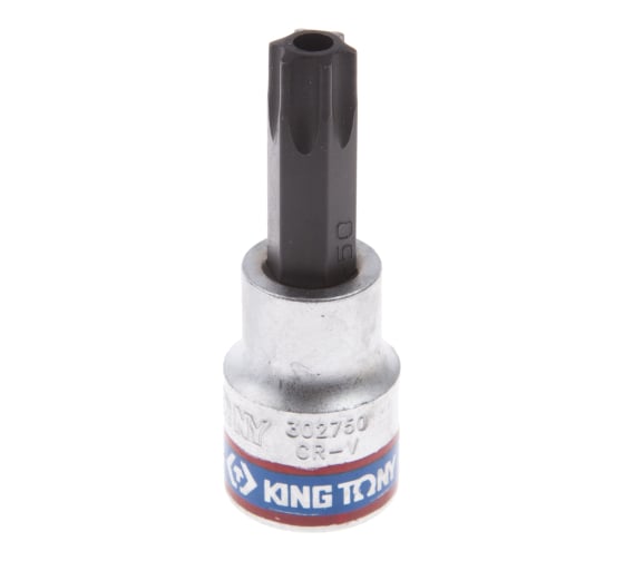 Изображение товара Насадка торцевая TORX с отверстием (T50Н; 50 мм; 3/8DR) KING TONY 302750