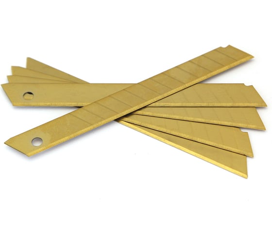 Изображение товара Лезвия для ножей, сегментированные, титановые, 9 мм, 5 шт. RAGE By VIRA 832009