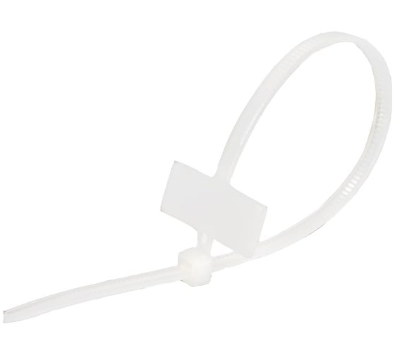 Изображение товара Хомут под маркер Netlink nylon 2,5x200 мм, белый, 100 шт. УТ000003108